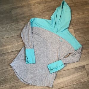 Puma long sleeve hoodie tee